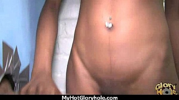 Black babe suck in a gloryhole 3