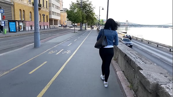 I met my fan on the street and let him fuck me and creampie me  