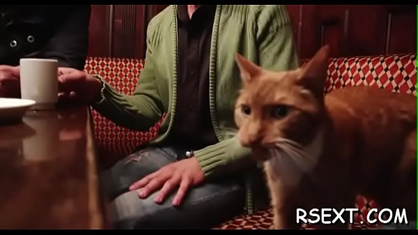 Honey with tiny tits fucks hard