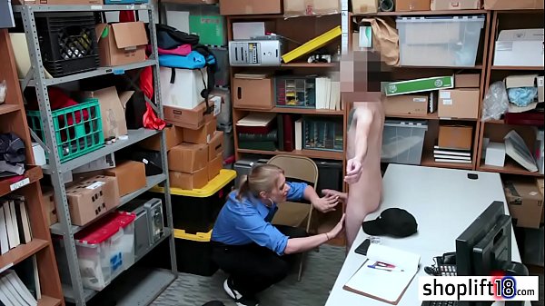 Big tits cop caught guy because of felony and she took his big thing as a payout option