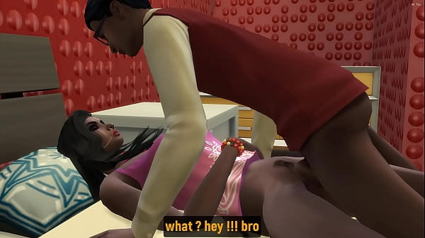 He found his stepsister naked in bed after masturbating - Indian and sex 