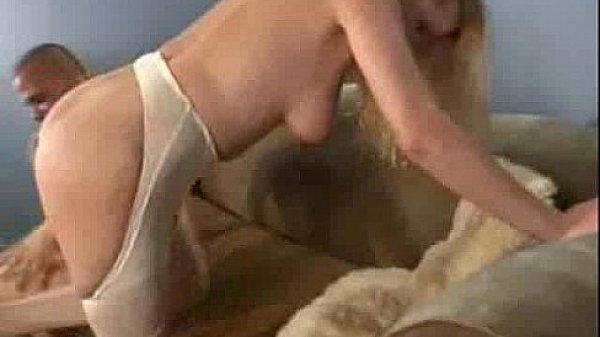 Busty blonde likes being on all fours  