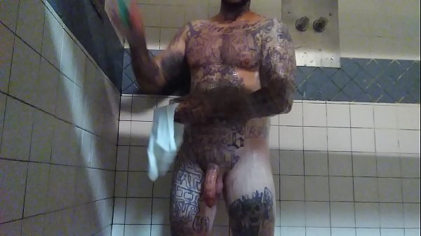 White guy, big dick, cum shot