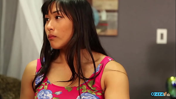 Upon being abandoned, the melancholic brunette finds solace in engaging in a sensuous physical encounter with her Asian lesbian companion  