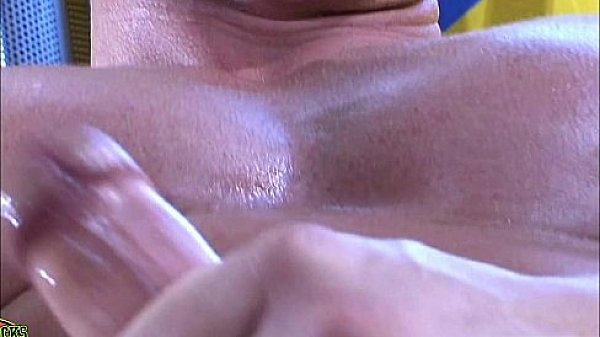 Hot gay athlete Adam Hart masturbating