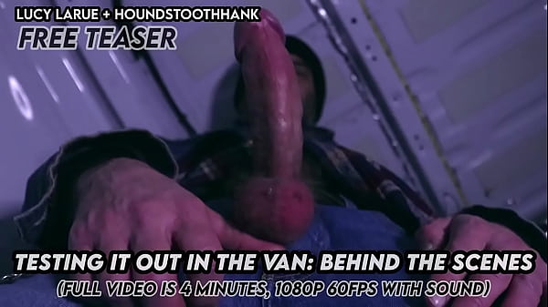 Testing It Out in the Van Behind the Scenes  