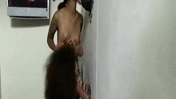 Two Black Babes Sucking One White Cock