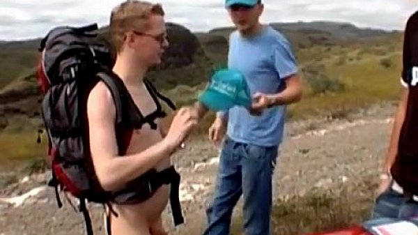 Lost Guys Found A Nudist Traveller