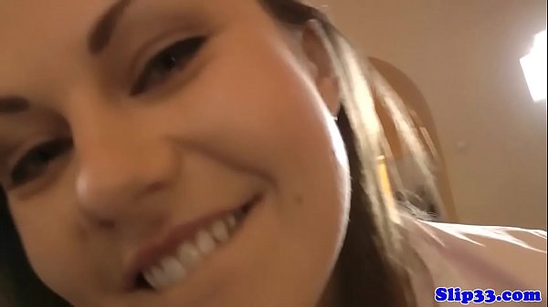 Tittyfucking UK babe doggystyled by old man 