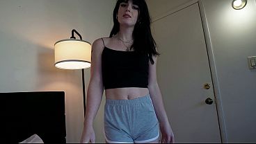 Sexy Trans Stepsister Jade Stone Needs Your Help Stretching Out