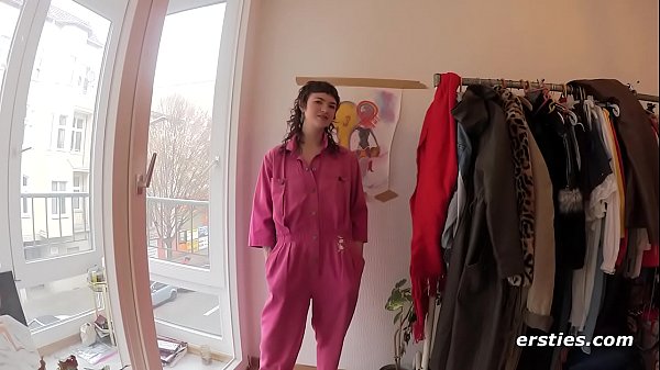 Hairy European Rubs Pussy to Orgasm