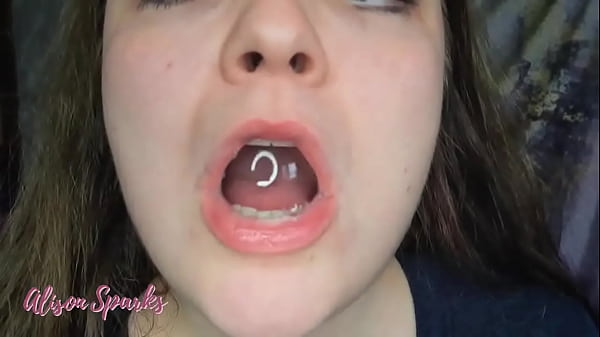 ️Alison's mouth exploration and spit fetish️Out on my ManyVids and Coming on soon!below!