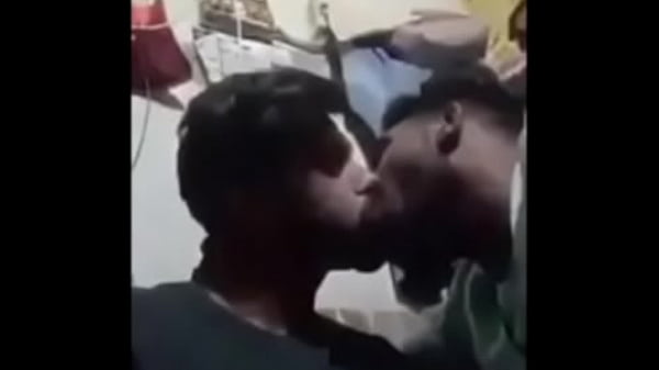 A couple of hot and sexy Indian gays kissing each other passionately | gaylavida.com