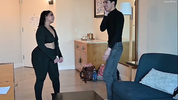 Little Milf With Huge Ass Gets Her Pussy Used When She's Stuck!!!!