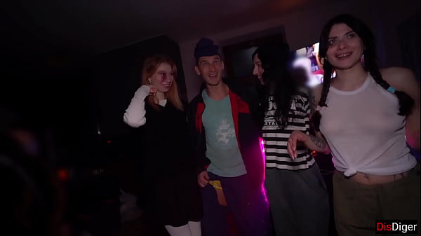 Real Party Amateur Teens Host Orgy - Hard Fast Fuck Cum in Mouth