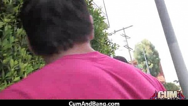 Ebony Babe Sucks Group Of White Guys 17