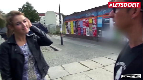 LETSDOEIT - Cute German Blonde Teenager Fucked in the Car