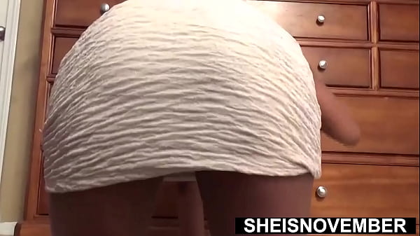 A Glamorous Whore Arching Her Skinny Back Then Squat And Inserting A Large Object Into Her Sexy Pussy During Upskirt, Alluring Black Babe Sheisnovember Posing Her Perfect Body During Upskirt And With Asshole And Pussy Closeup on Msnovember 