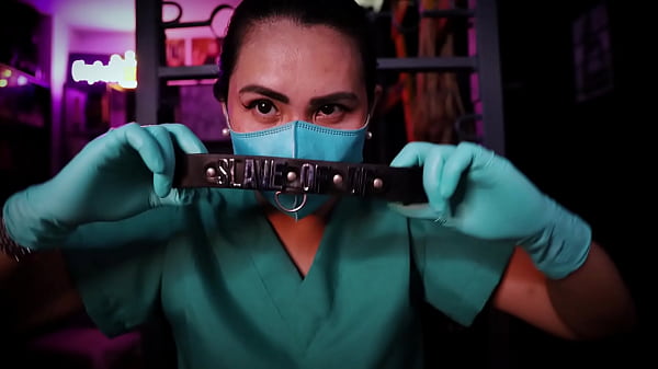 Rubber Nurse ASMR with GasMask by Dominafire  