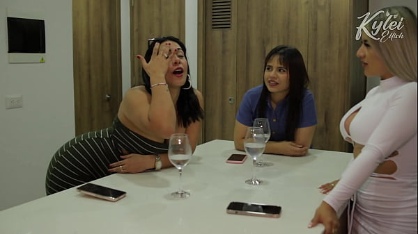 Lesbian Threesome with my Step Sister and her best friend after the party, their wet pussies needed to be licked! Kylei Ellish, Naty Delgado and Karol Duke