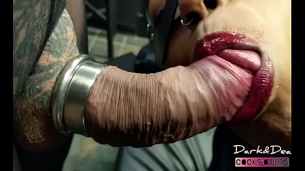 The Kinky Whore Queen "Dark Dea" in Fetish Passionate Deepthroat Cocksucker !!! (The Ebony Goddess of Blowjobs)