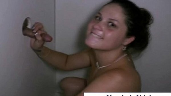 Booty ho sucks gloryhole