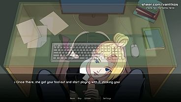 Naruto: Kunoichi Trainer | Hot Blonde Secretary Babe With A Big Perfect Ass Public Blowjob And Anal Sex With Creampie At Office | Anime Hentai Porn Game