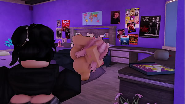 Horny Futanari catches me on bed