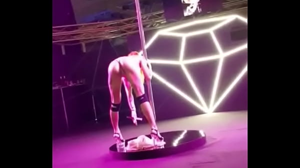 Pornstars strip for the people attending the festival