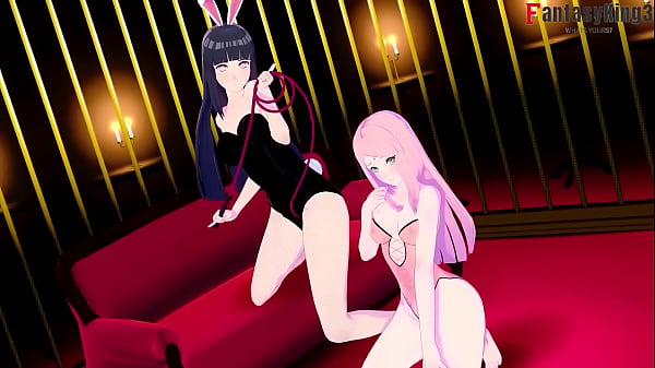 Sakura and Hinata Loves Triangle ends in threesome | Naruto | Full & POV on Sheer & PTRN: Fantasyking3