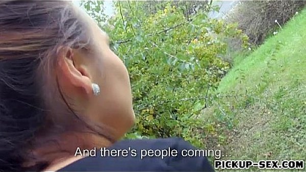 Tight Czech babe screwed in the woods