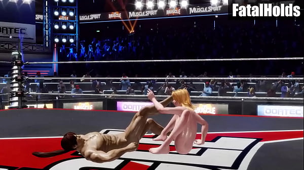 Nude Mixed Wrestling - Woman Breaks Man's Bones With Submission Holds