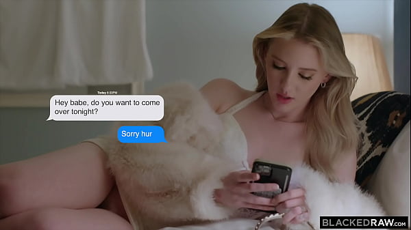 Melody knows that the best way is to tell the truth as much as possible she tells her boyfriend she's staying in tonight, and that is true, but this blonde doesn't mention who'll be staying inside her.  