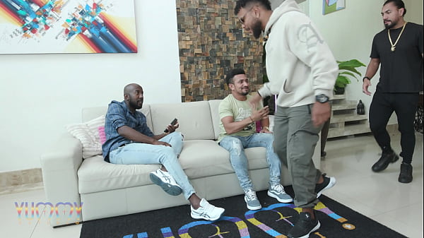 Pornstar Eva Perez gets caught by 4 guys for a hardcore anal fucking with DAP 0% Pussy ,anal rimming and footjob