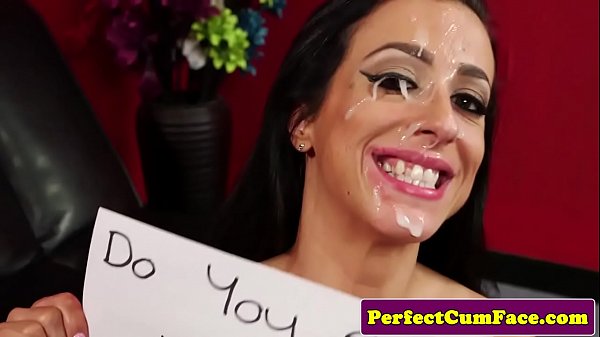 Inked euro covered in thick spunk