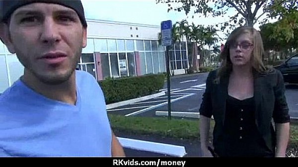 Hottie gets naked and has sex in public for cash 26