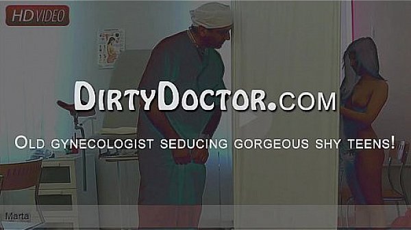 Old Gynecologist Banging his young blonde patient  