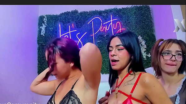 all the girls go headfirst into this boy's cock - ROUGH THROAT  