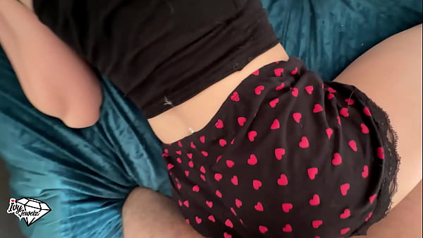 Busty 18 years old PAWG step sis woke from nap with a hard dick in her pussy