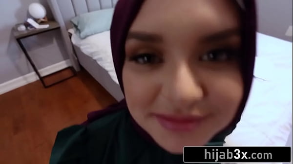 Shy Hijab-Wearing Cutie Preparing For Her First American College Party