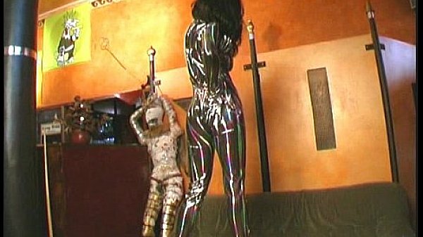 Crazy spandex babe teasing sex