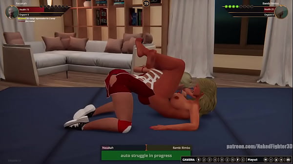Nezakah VS Bambi [NF3D Female Kinky Combat Femdom]
