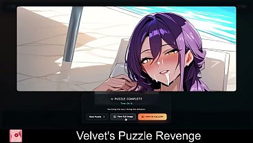 Velvet`s Puzzle Revenge (free game itchio) Puzzle, Adult, AI Generated, Anime, Eroge, Erotic, free, Hentai, NSFW, waifu  