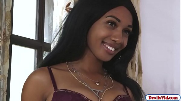 Black model getting fucked by her horny cameraman