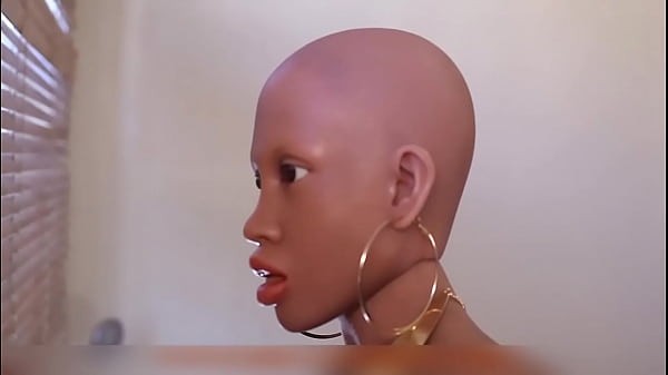 bald hair doll with
