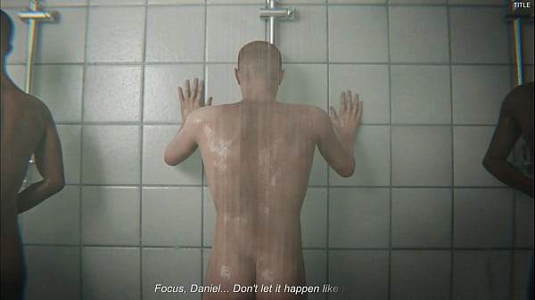 Жёсткий секс в казарме с нашим другом, дрочим с ним члены, трахаем его в попу и кончаем, анимация из игры