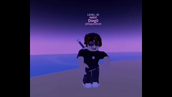 Boneco do roblox dan&ccedil;ando gostoso