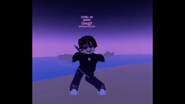 Boneco do roblox dan&ccedil;ando gostoso  