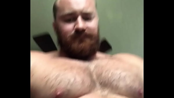 Hot Bodybuilder Flex with Giant Cock