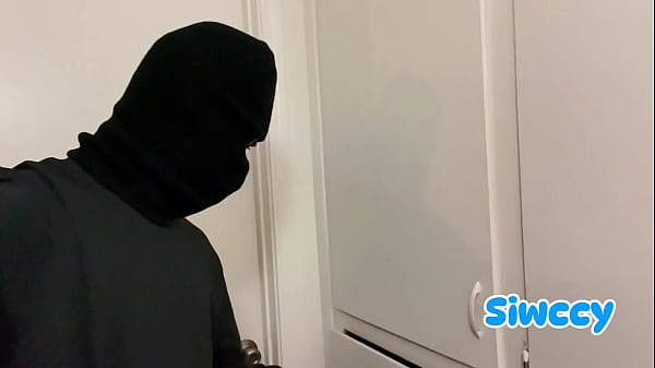 The thief didn't find any woman so he fucked my sex doll's pussy.  